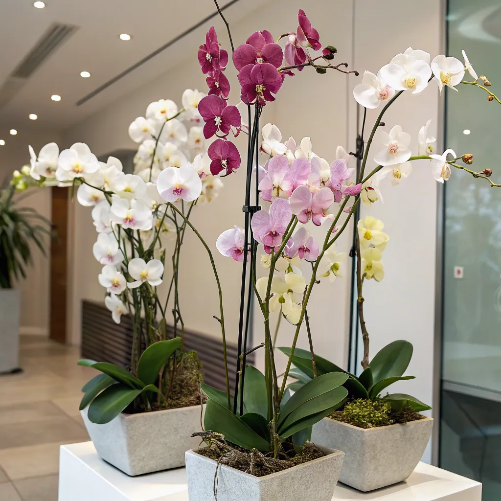 Graceful orchid display for elegance and style